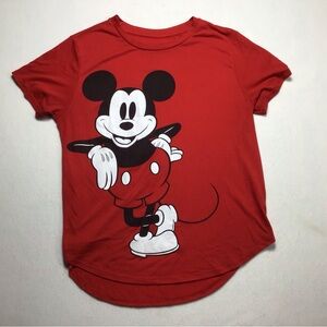 Disney Red Mickey Mouse Graphic Tee